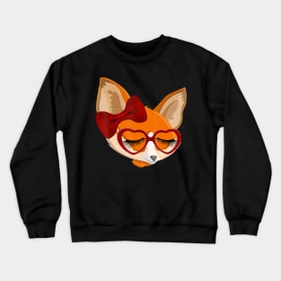 Cute Fox Animal Lover Crewneck Sweatshirt